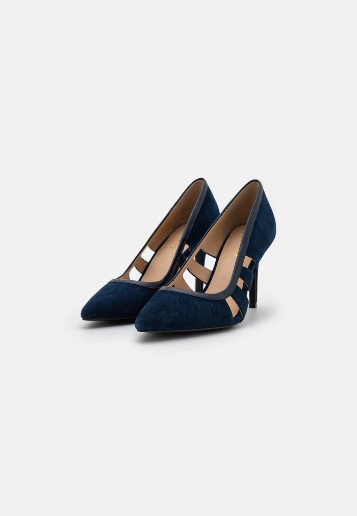 Escarpin ANNA FIELD Anna Field Cuir Bleu Marine Femme | YWH-5840458